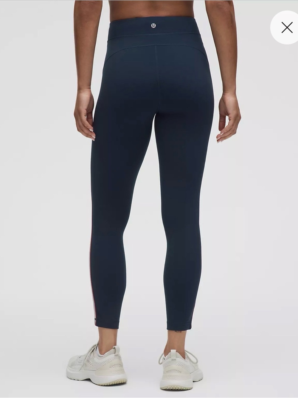NWOT Lululemon Groove High-Rise Tight 25" Stripe Trim - Picture 4 of 7
